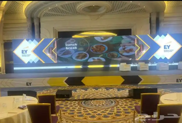 والاضاءت الاحترافية تاجير شاشات التلفزيون العملاقة LED 2