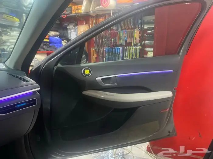 تركيب ليد داخلي على سيارة سوناتا 2021 4