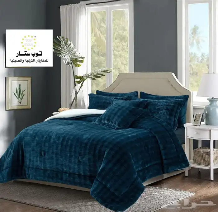 مفارش فرو مخمل ناعم وثقيل نفر ونفرين 0