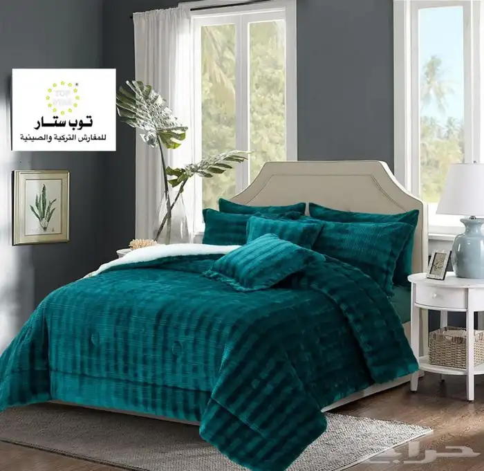مفارش فرو مخمل ناعم وثقيل نفر ونفرين 4