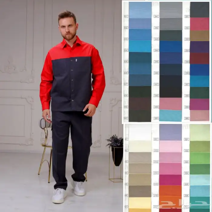 زي موحد و ملابس عمال مطبوعة و نطرزة بالشعارات 4