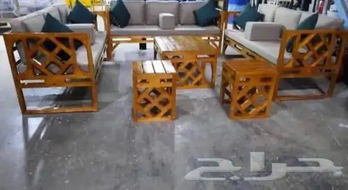 جلسات الخارجية حديدة وخشبة 7