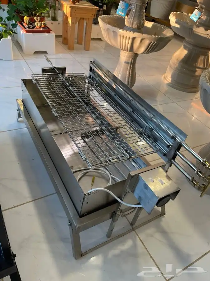 شواية كهربائيه تعمل على الغاز والفحم 5