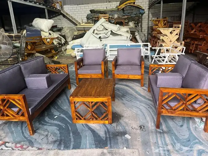 جلسات الخارجية حديدة وخشبة 4