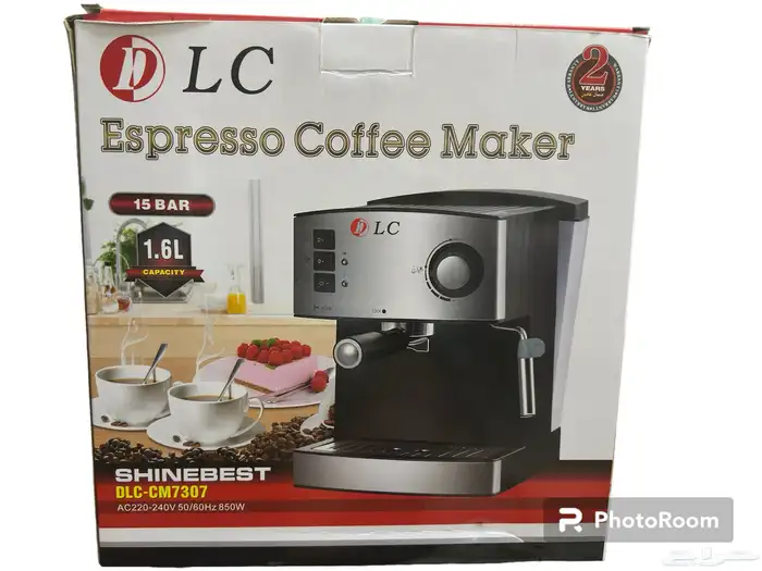 ماكينة صنع قهوة سعة 1.6 لتر 1.6 L أسود فضي 8