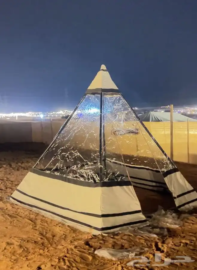 خيمة هرمية خيام شفاف خيام مطرية 0