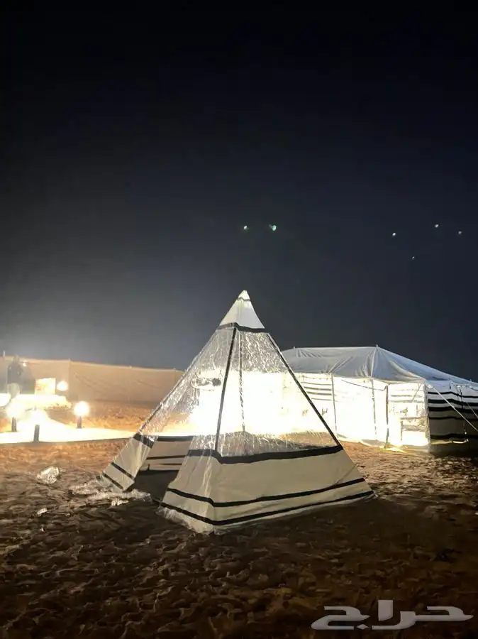خيمة هرمية خيام شفاف خيام مطرية 1