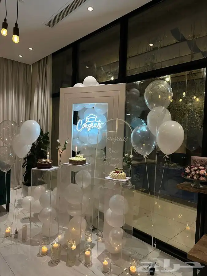 تنسيق حفلات تخرج توديع عزوبيه متجر توليب المشروع للبيع 2