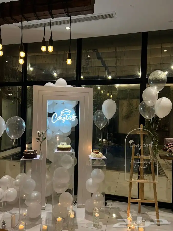 تنسيق حفلات تخرج توديع عزوبيه متجر توليب المشروع للبيع 0