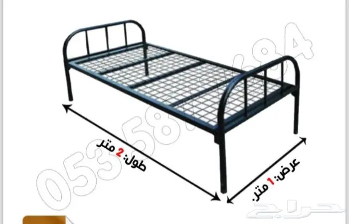 اسره حديد دور ودورين. دواليب حديد وخشب مراتب ضغط وبطانيات 2