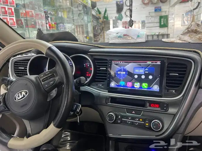 تركيب شاشه كيا ابتيما 2015 محل النجم الذهبي لا زينه 3