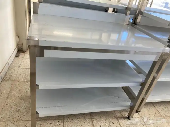 طاولات استيل طاولة مطعم ستانلس ستيل استانلس معدات بوفيه 21