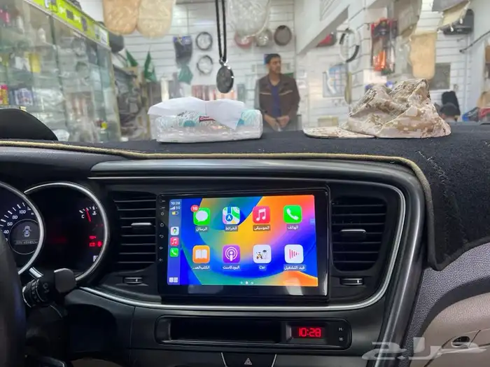 تركيب شاشه كيا ابتيما 2015 محل النجم الذهبي لا زينه 0