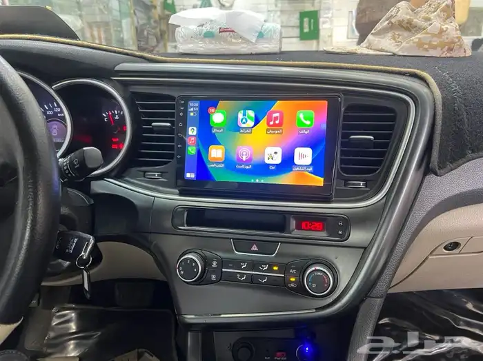 تركيب شاشه كيا ابتيما 2015 محل النجم الذهبي لا زينه 2