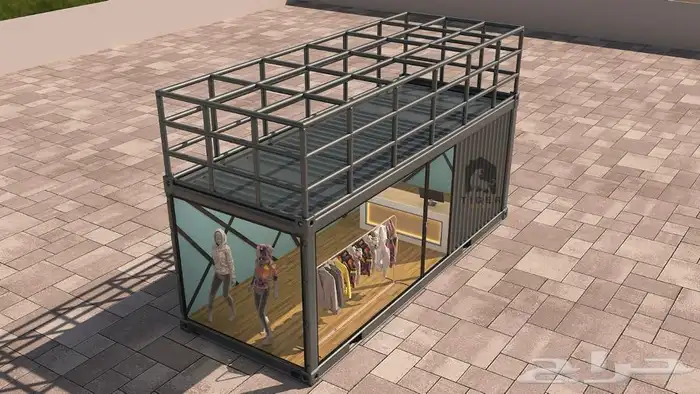 فود ترك بوث كشك كونتينر بورتبل دورة مياه بركس بيوت مخيم 3