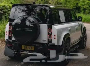 مخارج شكمان لاندروفر ديفندر V8 _غطاء سبير اسود _اكسسوارات X 33