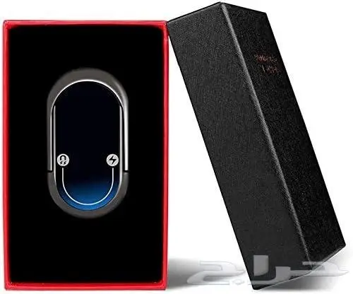 ولاعة كهربائية قابلة للشحن مع حامل جوال 2