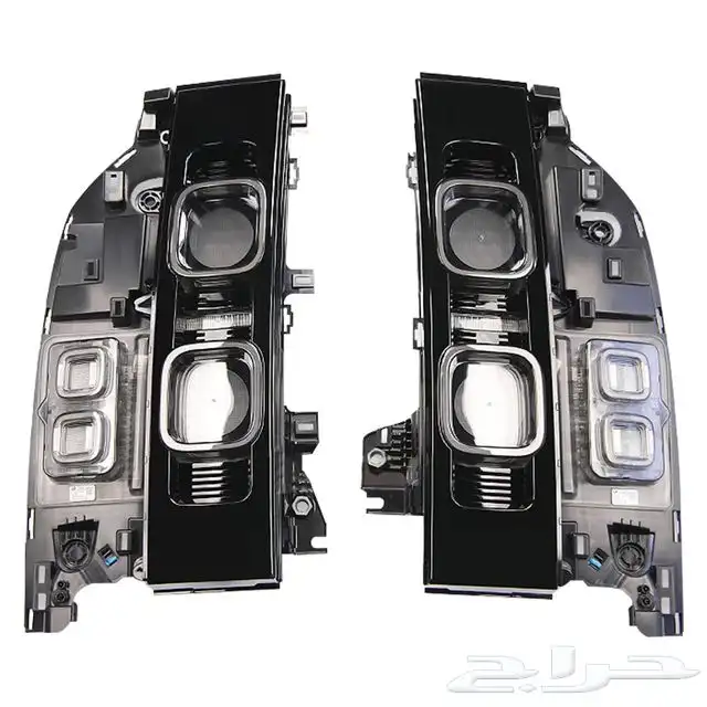 مخارج شكمان لاندروفر ديفندر V8 _غطاء سبير اسود _اكسسوارات X 13