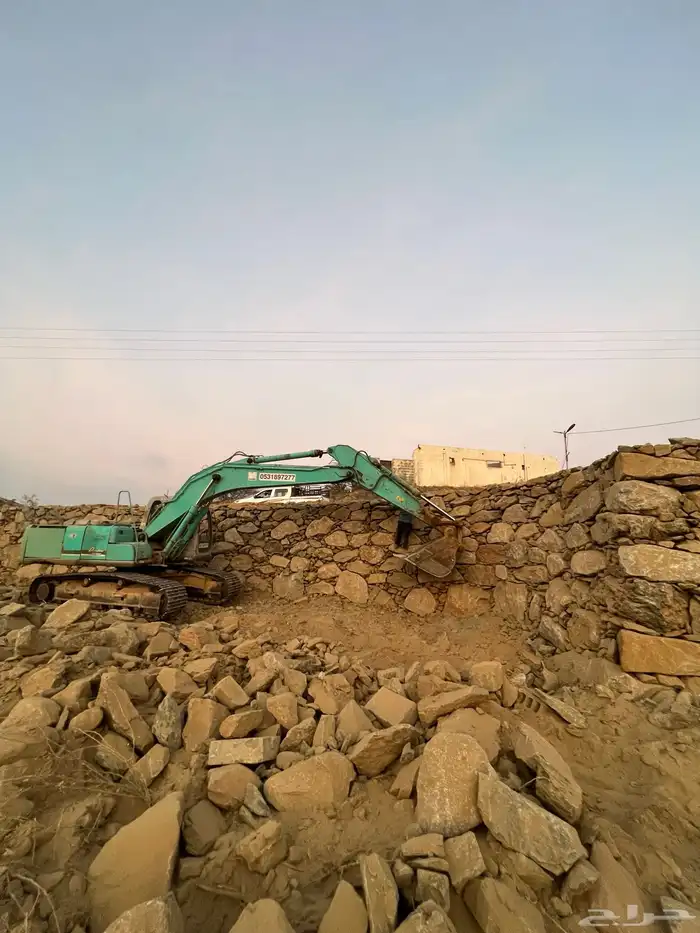 بوكلين بناء حجر قص هدم هدد ردم حفر ترحيل ب المجارده وضواحيها 4