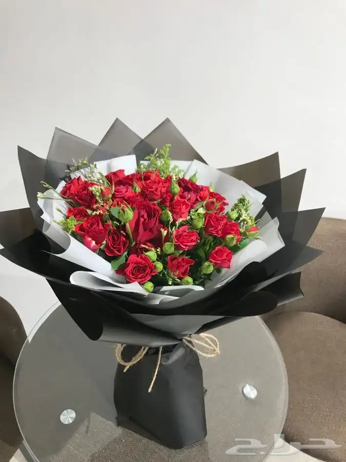 باقه ورد طبيعي صناعي فازات بالون هدايا 3