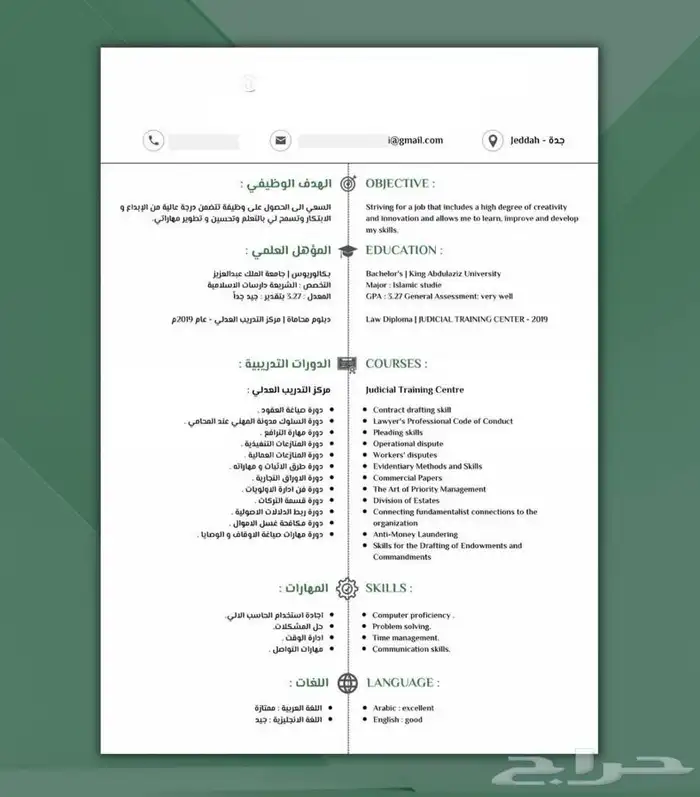 تصميم سيرة ذاتية احترافية 37