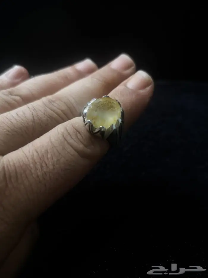 خاتم ياقوت اصفر 0
