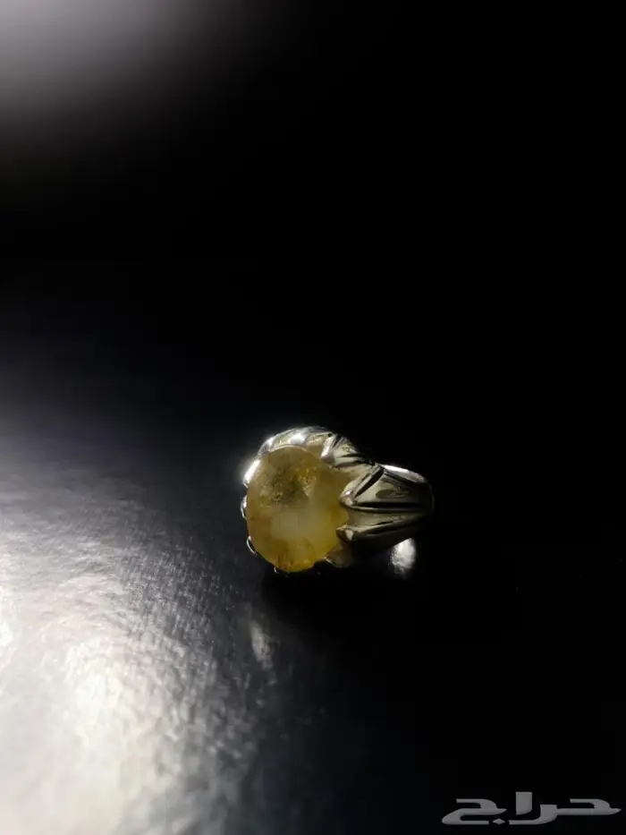 خاتم ياقوت اصفر 1