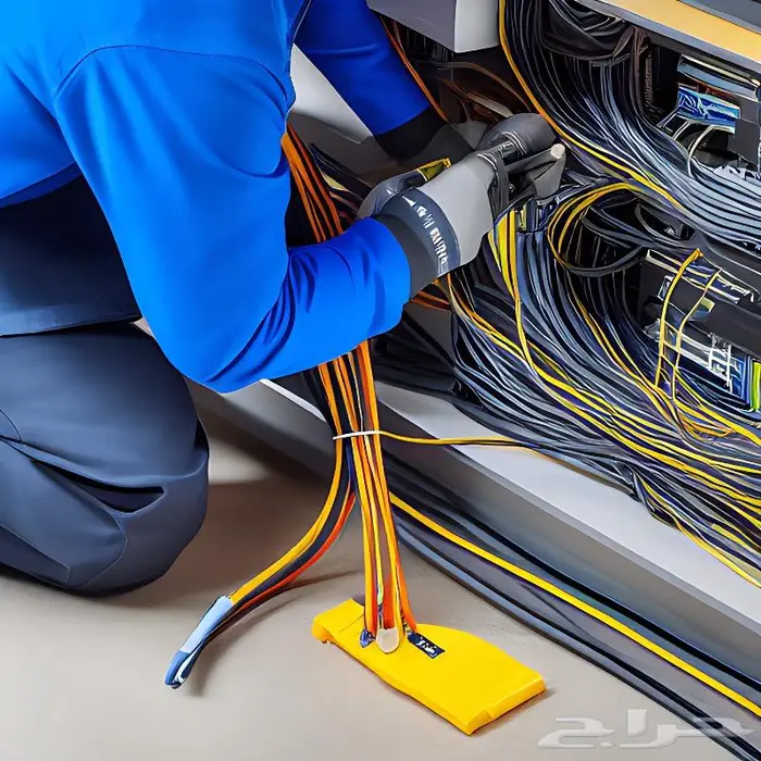 فني إتصالات وألياف بصرية تمديد داخلي وخارجي 0