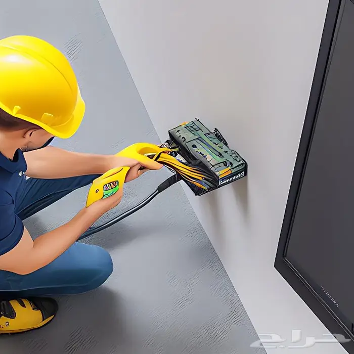 فني إتصالات وألياف بصرية تمديد داخلي وخارجي 1