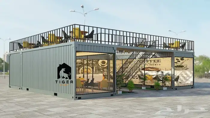 كونتينر تجهيز مطاعم فود ترك ستيشن بوث كشك درايف container 1