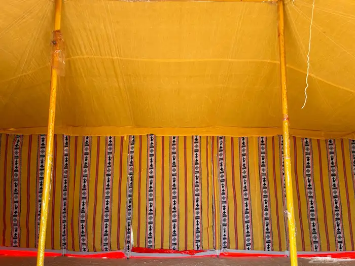 لبيع خيام باكستانية واجهة شفاف 1