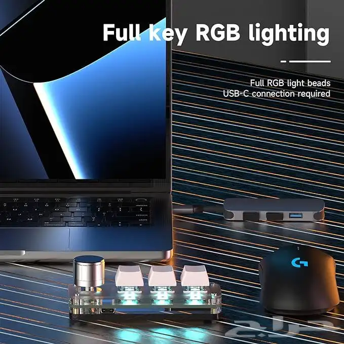 Mini RGB Key Programming Macro 3