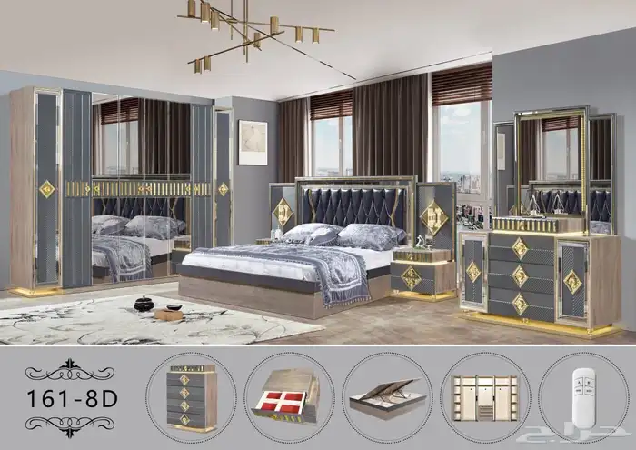 غرف نوم مودرن موديلات 12