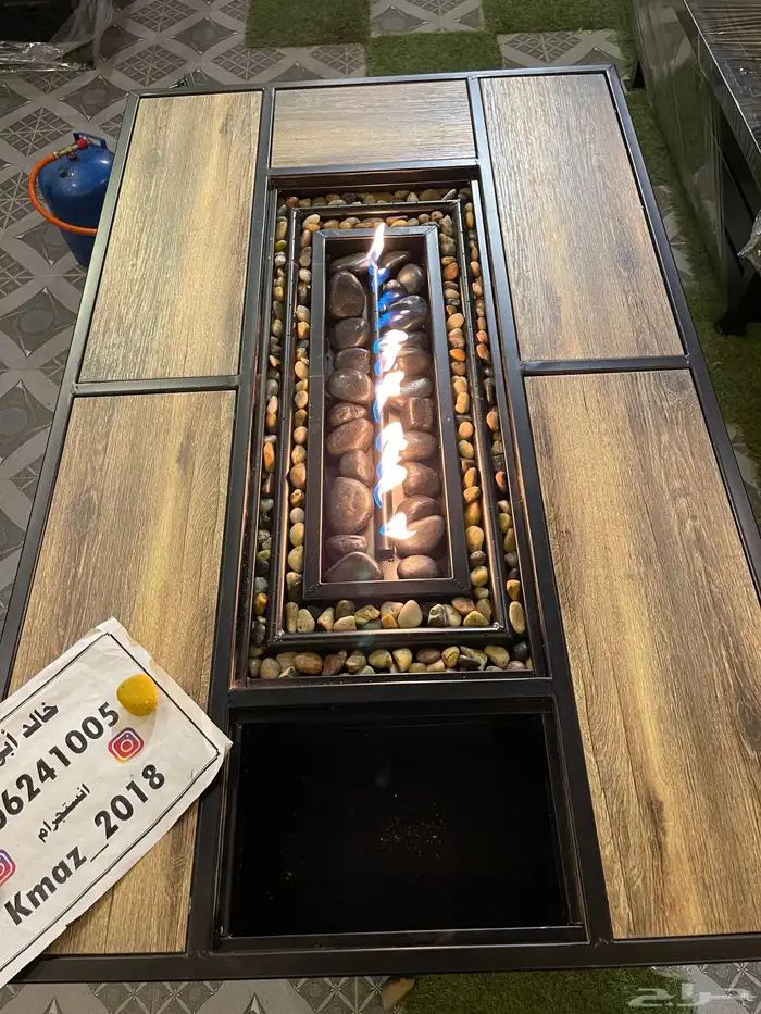 طاولات حدائق تدفئة ومنقد غاز وحطب 42