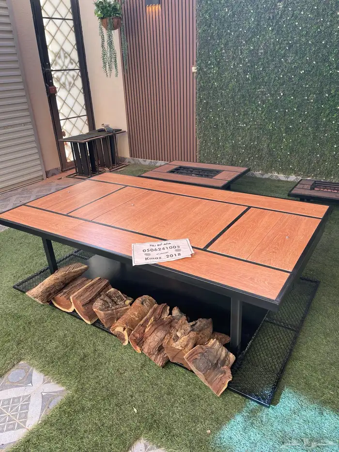 طاولات حدائق تدفئة ومنقد غاز وحطب 83