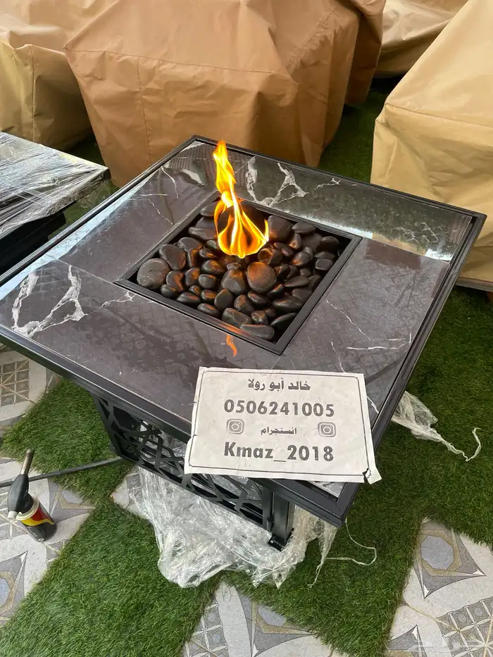 طاولات حدائق تدفئة ومنقد غاز وحطب 10