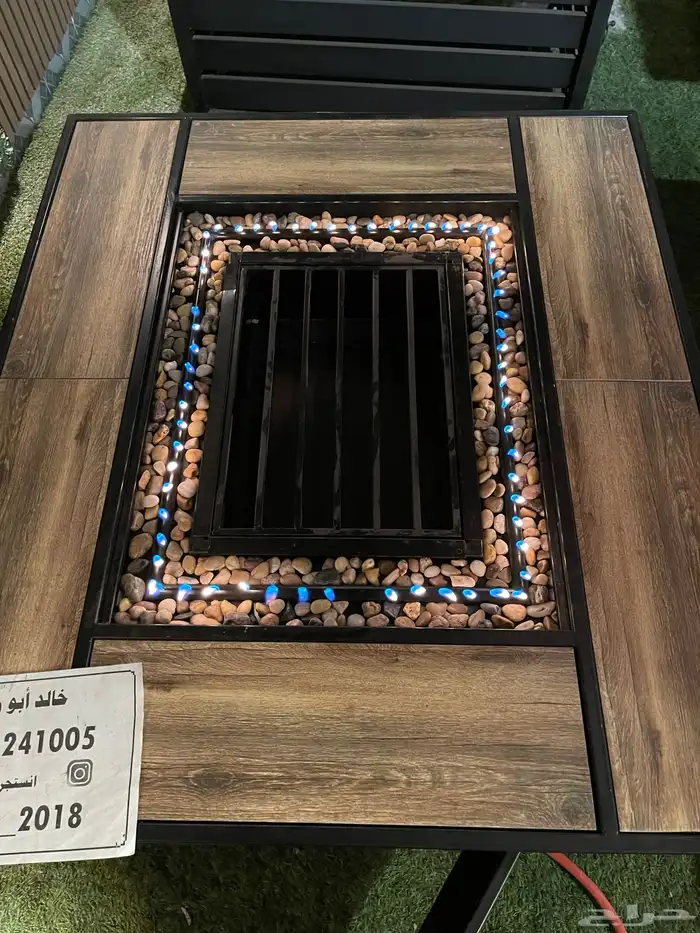 طاولات حدائق تدفئة ومنقد غاز وحطب 98