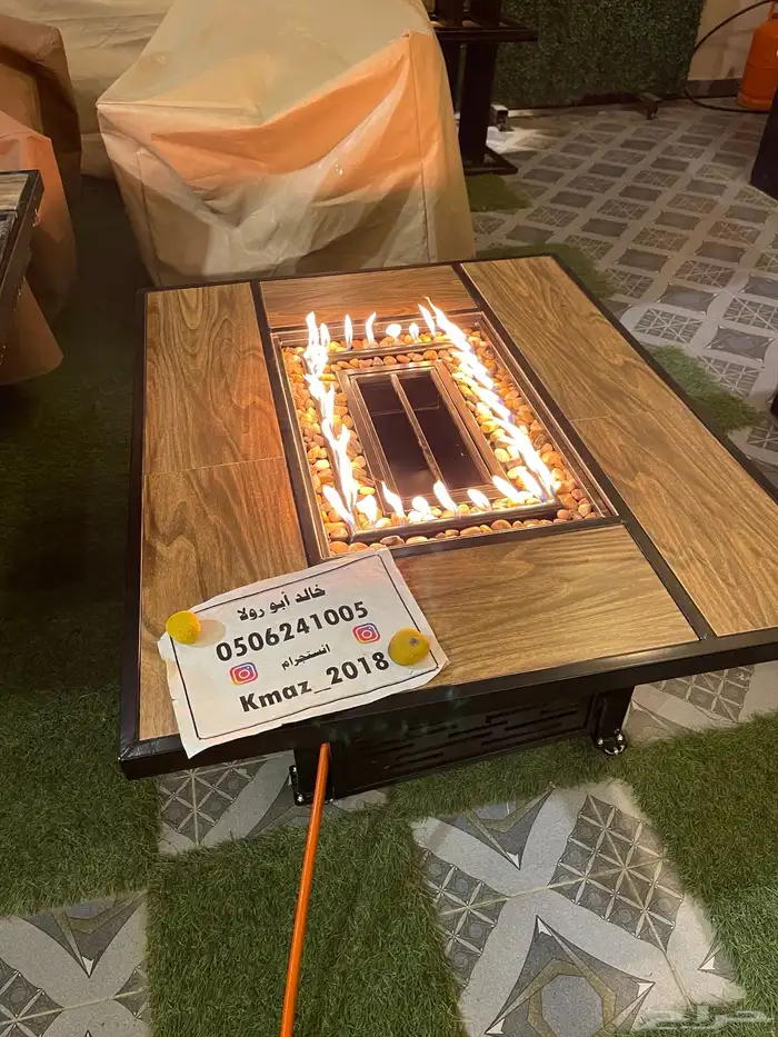 طاولات حدائق تدفئة ومنقد غاز وحطب 39