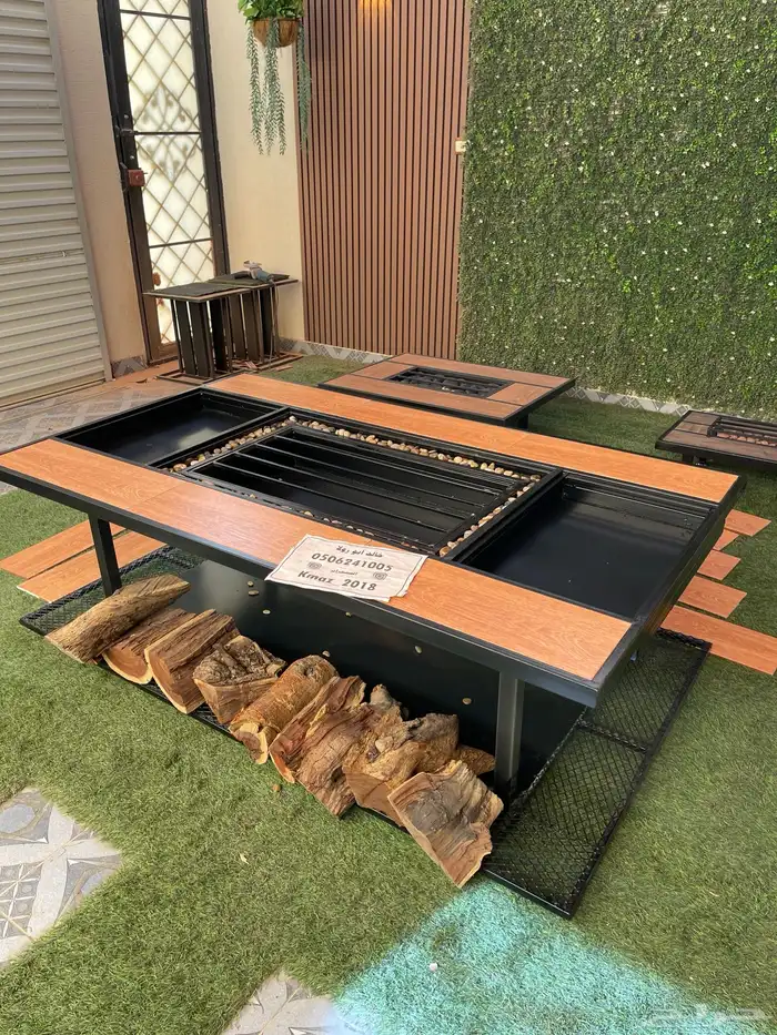 طاولات حدائق تدفئة ومنقد غاز وحطب 82