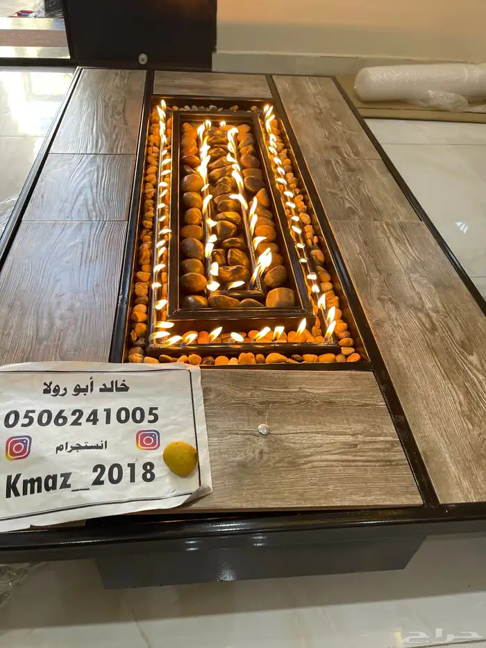 طاولات حدائق تدفئة ومنقد غاز وحطب 35