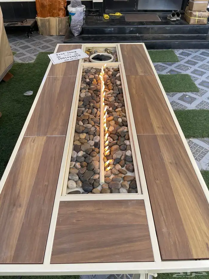 طاولات حدائق تدفئة ومنقد غاز وحطب 13