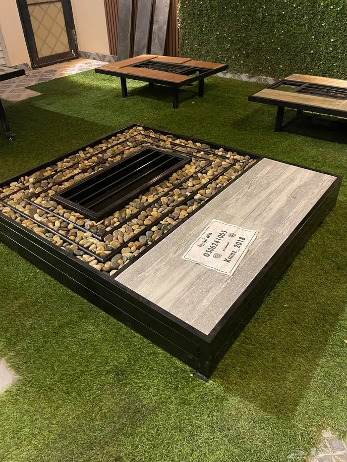 طاولات حدائق تدفئة ومنقد غاز وحطب 87