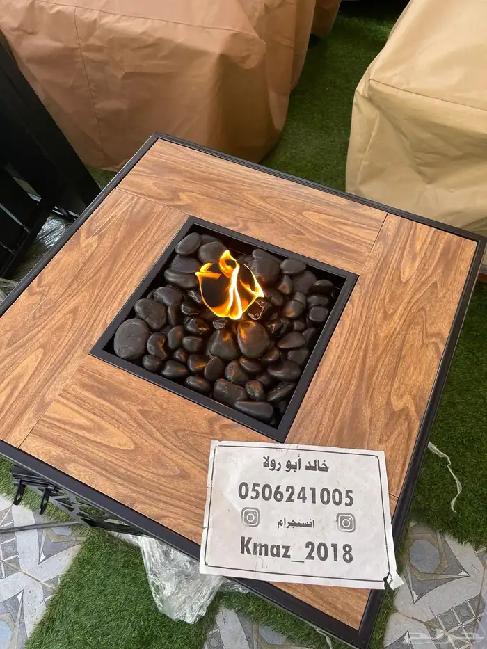 طاولات حدائق تدفئة ومنقد غاز وحطب 7