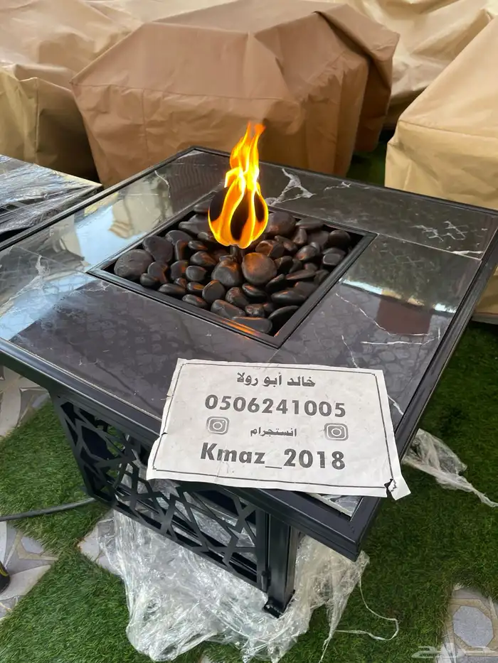 طاولات حدائق تدفئة ومنقد غاز وحطب 9