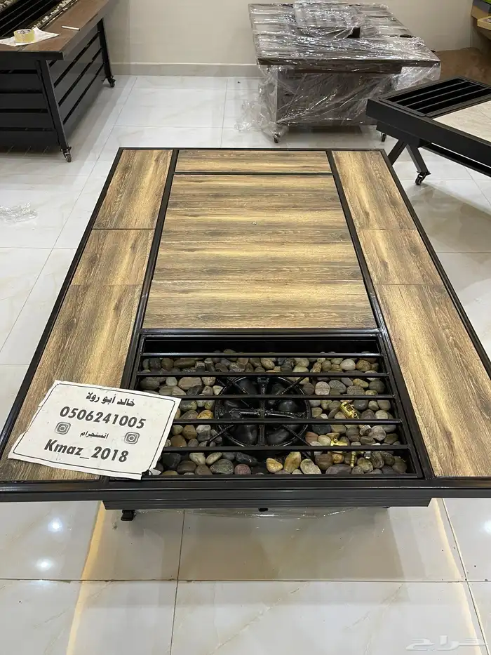 طاولات حدائق تدفئة ومنقد غاز وحطب 23