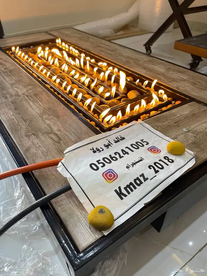 طاولات حدائق تدفئة ومنقد غاز وحطب 36