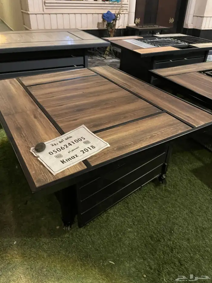 طاولات حدائق تدفئة ومنقد غاز وحطب 99