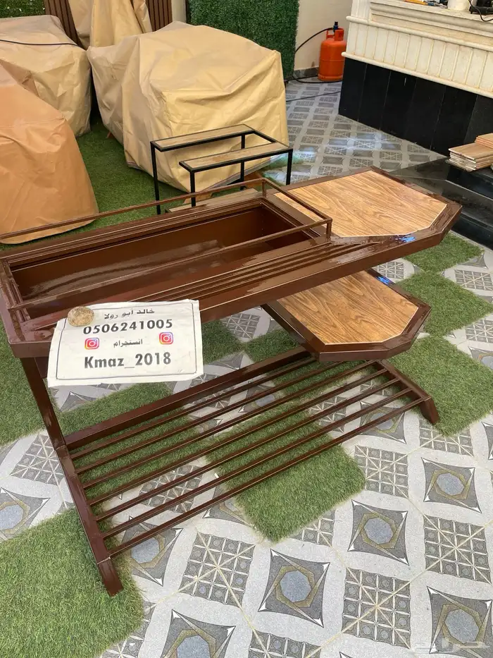 طاولات حدائق تدفئة ومنقد غاز وحطب 48
