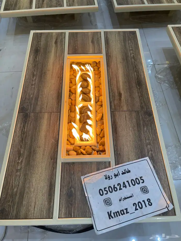 طاولات حدائق تدفئة ومنقد غاز وحطب 27