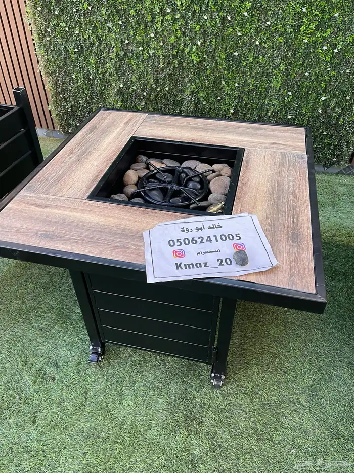 طاولات حدائق تدفئة ومنقد غاز وحطب 69